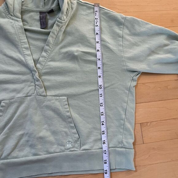 Sweaty Betty After Class Relaxed Hoodie in Salix Green 4 - Picture 10 of 11